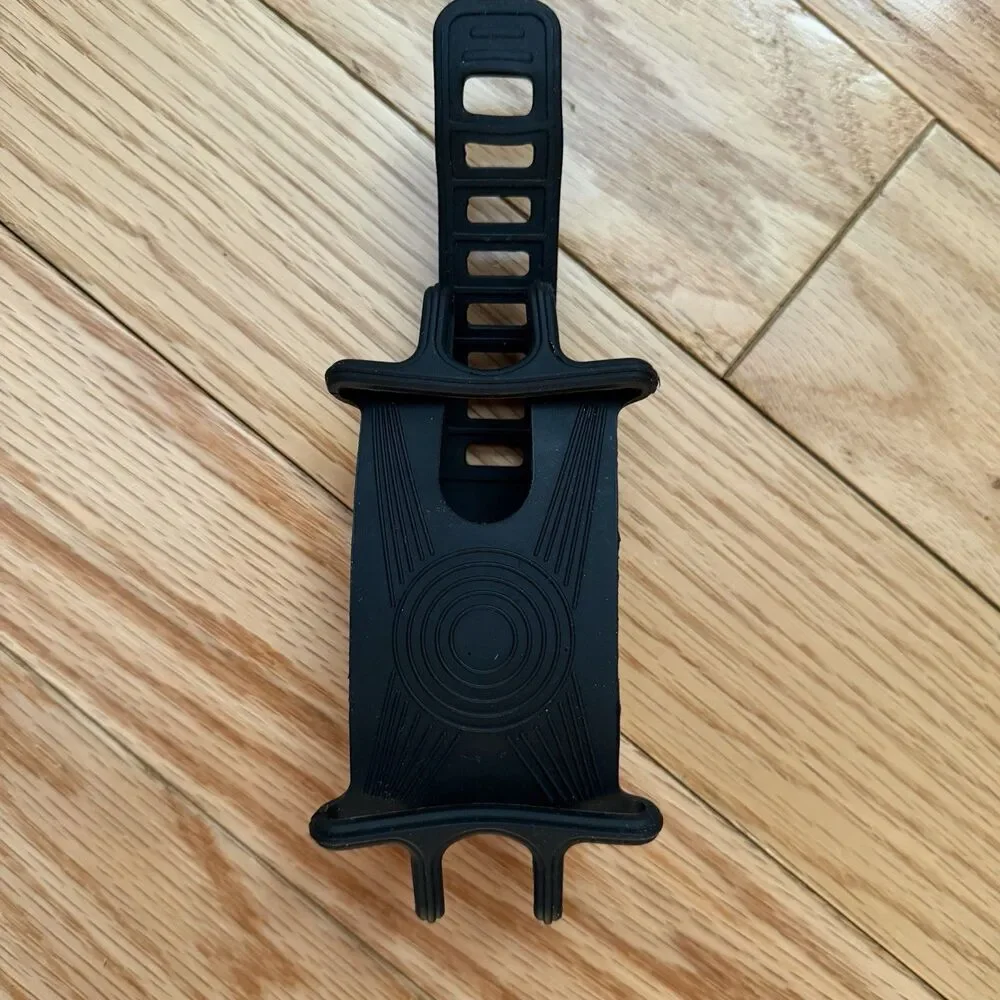 Multifunction Bike Motorcycle Stroller Phone Holder – Black – Fits 4–6” Phones